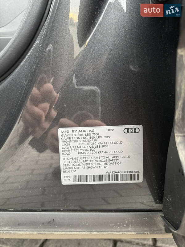 Позашляховик / Кросовер Audi e-tron Sportback 2022 в Львові фото 31 Позашляховик / Кросовер Audi e-tron Sportback 2022 в Львові