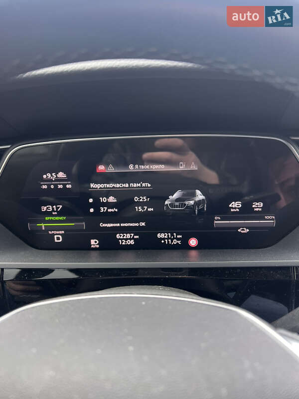 Позашляховик / Кросовер Audi e-tron Sportback 2022 в Львові