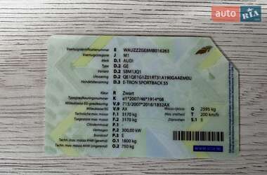 Внедорожник / Кроссовер Audi e-tron Sportback 2020 в 