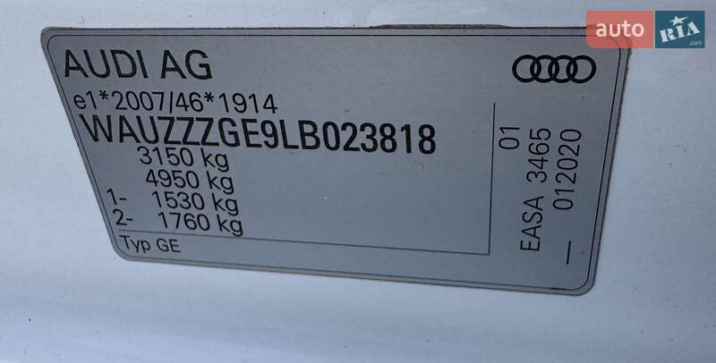 Внедорожник / Кроссовер Audi e-tron 2020 в Ровно