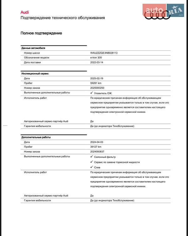 Позашляховик / Кросовер Audi e-tron 2022 в Львові фото 37 Позашляховик / Кросовер Audi e-tron 2022 в Львові