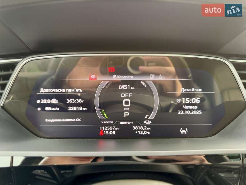 Внедорожник / Кроссовер Audi e-tron 2022 в Киеве фото 86 Внедорожник / Кроссовер Audi e-tron 2022 в Киеве