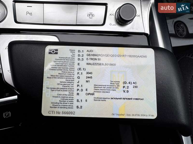 Внедорожник / Кроссовер Audi e-tron 2019 в Ивано-Франковске