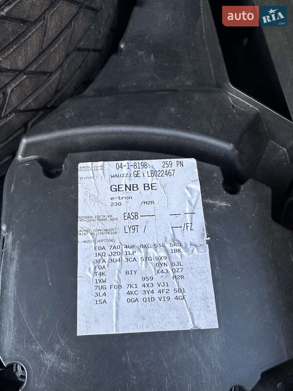 Внедорожник / Кроссовер Audi e-tron 2020 в Ужгороде