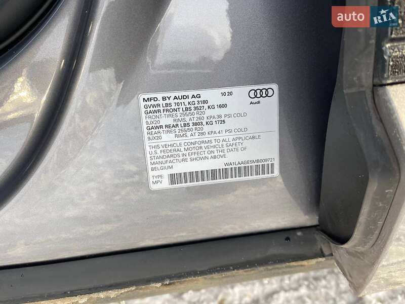 Внедорожник / Кроссовер Audi e-tron 2020 в Львове