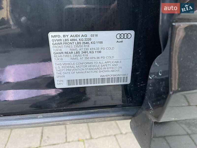 Позашляховик / Кросовер Audi Q3 2016 в Львові фото 36 Позашляховик / Кросовер Audi Q3 2016 в Львові