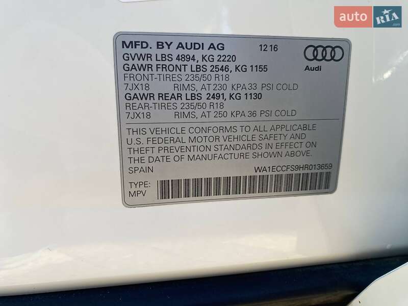 Позашляховик / Кросовер Audi Q3 2017 в Рівному фото 44 Позашляховик / Кросовер Audi Q3 2017 в Рівному