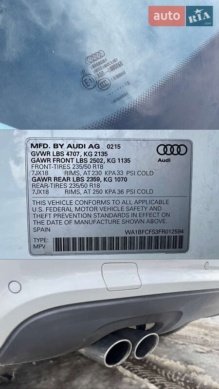 Позашляховик / Кросовер Audi Q3 2015 в Львові