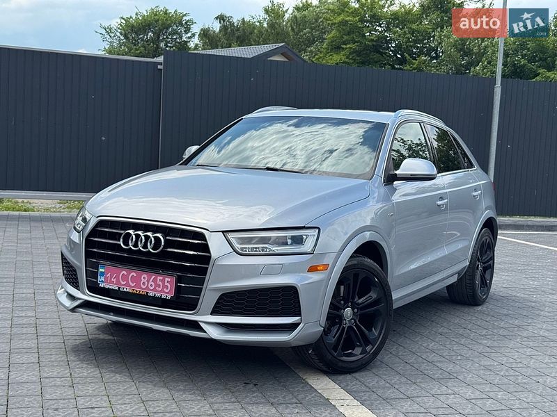 2018 Audi Q3, VIN WA1HCCFS8JR026552:plate — фото 1 (autoria)