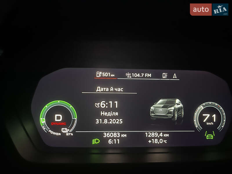 Внедорожник / Кроссовер Audi Q4 Sportback e-tron 2022 в Львове фото 27 Внедорожник / Кроссовер Audi Q4 Sportback e-tron 2022 в Львове