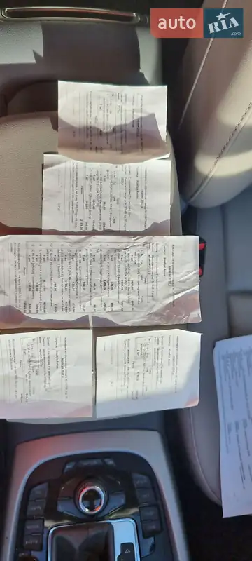 Внедорожник / Кроссовер Audi Q5 2012 в Черкассах документ