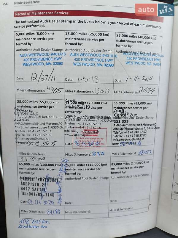 Внедорожник / Кроссовер Audi Q5 2011 в Смеле