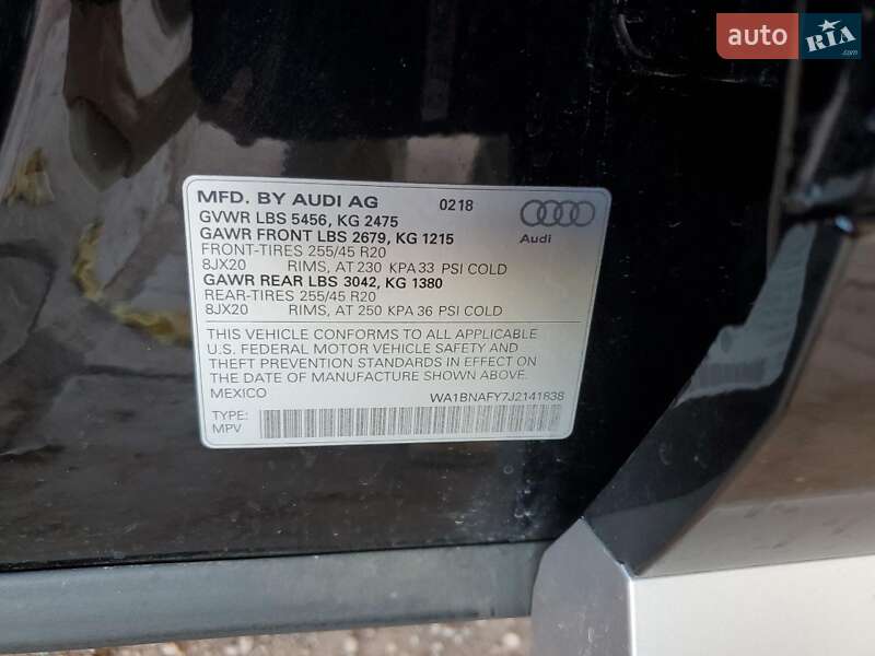 Позашляховик / Кросовер Audi Q5 2018 в Одесі