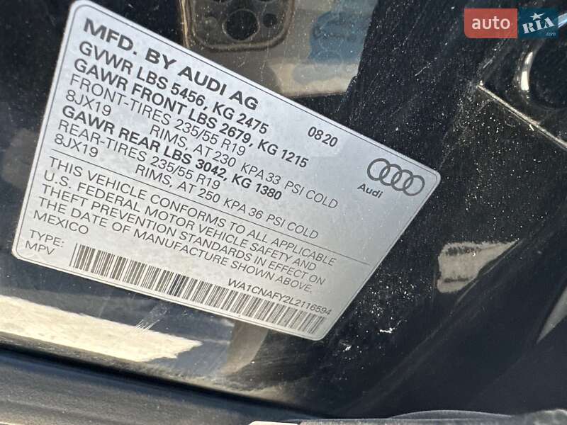Позашляховик / Кросовер Audi Q5 2020 в Києві