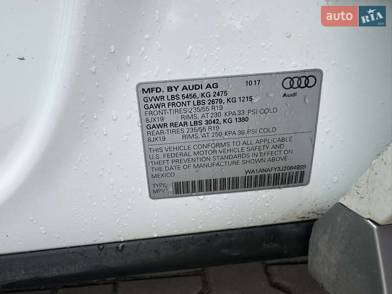 Внедорожник / Кроссовер Audi Q5 2018 в Луцке
