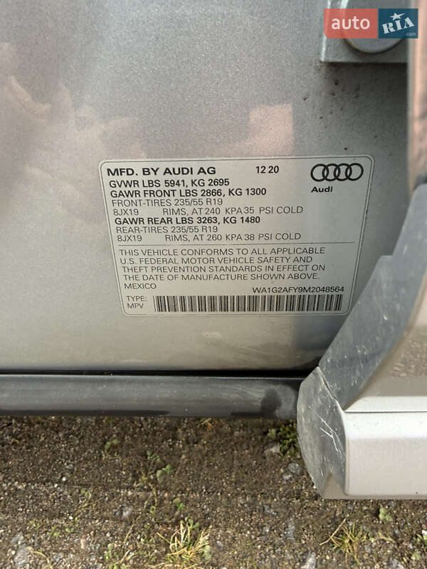 Внедорожник / Кроссовер Audi Q5 2020 в Львове