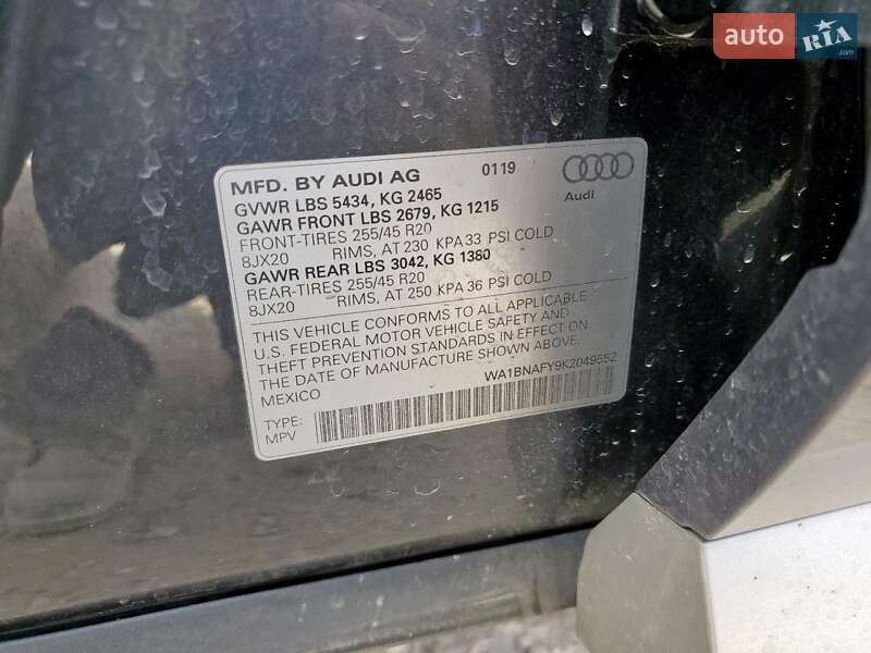 Внедорожник / Кроссовер Audi Q5 2019 в Львове фото 13 Внедорожник / Кроссовер Audi Q5 2019 в Львове