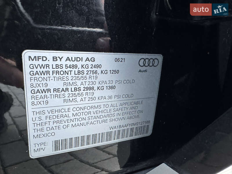 Позашляховик / Кросовер Audi Q5 2021 в Володимирі