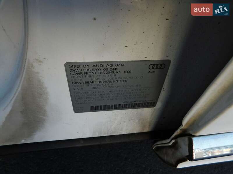 Внедорожник / Кроссовер Audi Q5 2014 в Полтаве