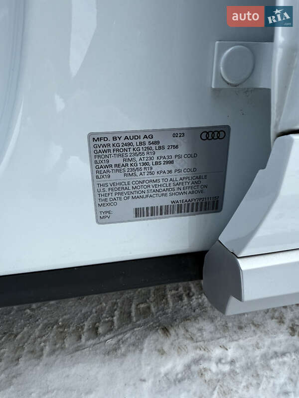 Позашляховик / Кросовер Audi Q5 2023 в Прилуках фото 13 Позашляховик / Кросовер Audi Q5 2023 в Прилуках