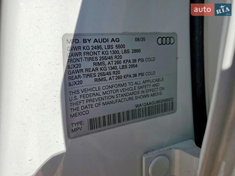 Внедорожник / Кроссовер Audi Q5 2025 в Львове