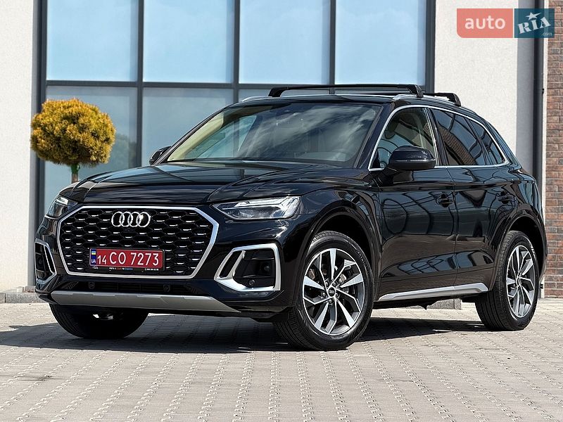 2021 Audi Q5, VIN WA1BAAFY7M2015589:plate — фото 1 (autoria)