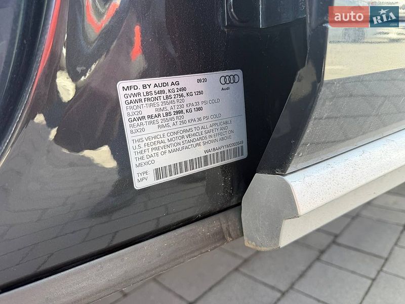 Внедорожник / Кроссовер Audi Q5 2020 в Львове