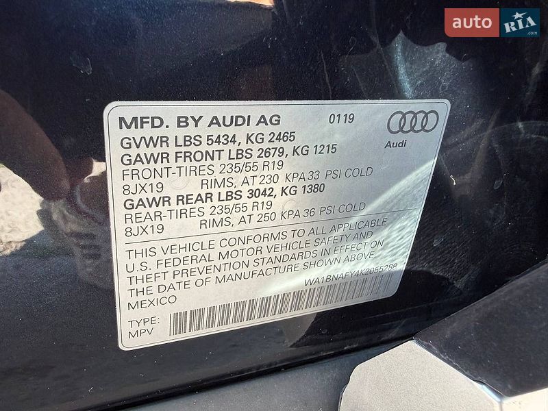 Внедорожник / Кроссовер Audi Q5 2019 в Стрые фото 60 Внедорожник / Кроссовер Audi Q5 2019 в Стрые