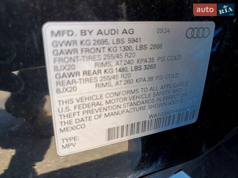 Внедорожник / Кроссовер Audi Q5 2024 в Коростене