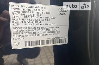Внедорожник / Кроссовер Audi Q7 2011 в Луцке