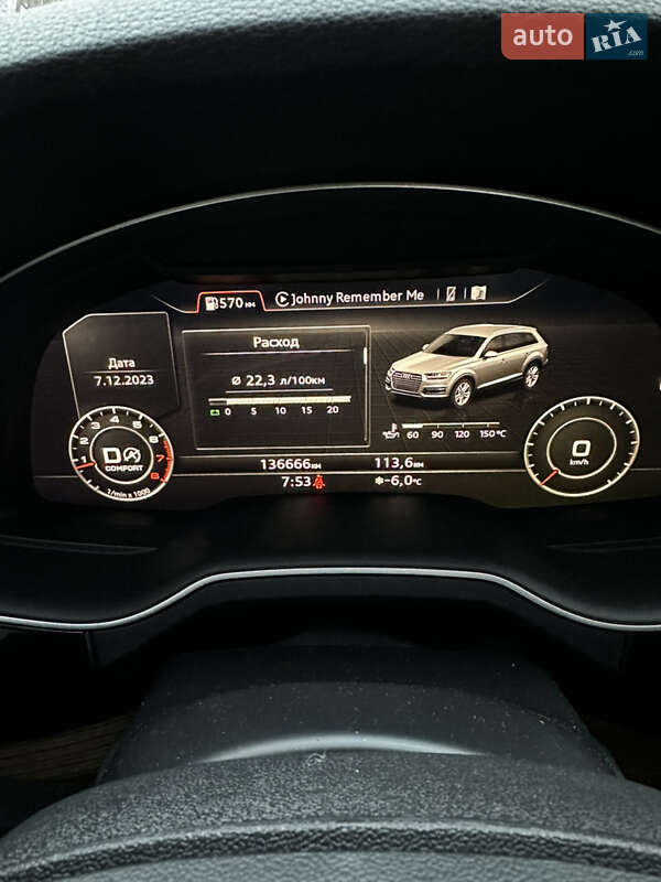 Внедорожник / Кроссовер Audi Q7 2016 в Киеве