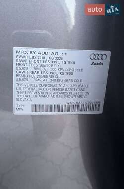 Позашляховик / Кросовер Audi Q7 2011 в Острозі