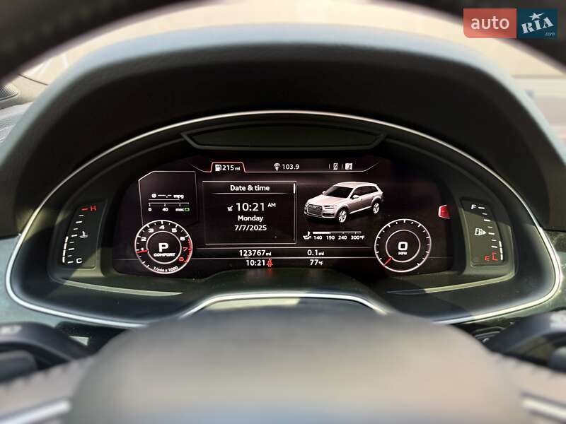Внедорожник / Кроссовер Audi Q7 2017 в Львове