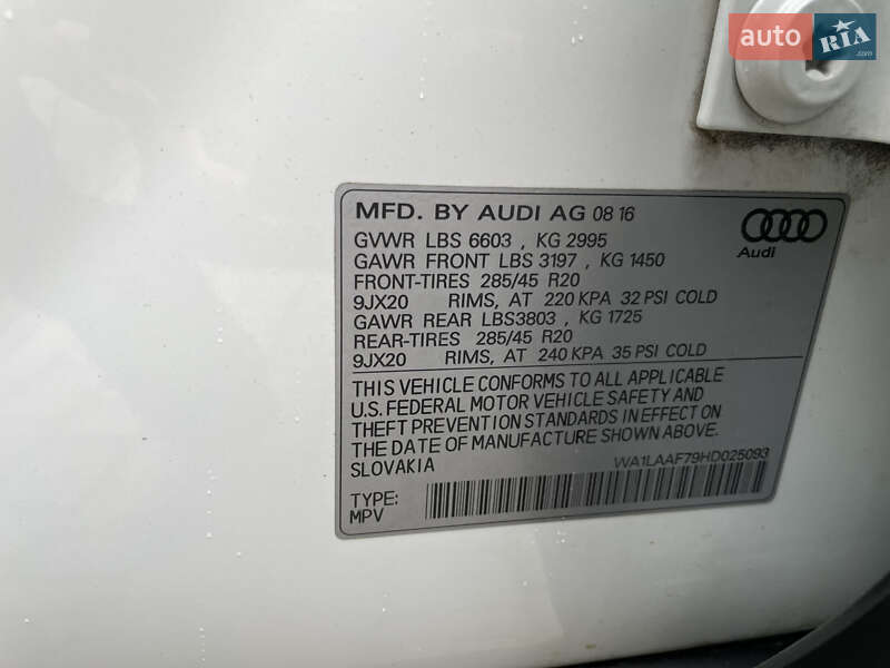 Позашляховик / Кросовер Audi Q7 2016 в Львові