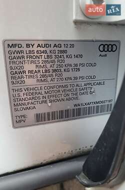 Внедорожник / Кроссовер Audi Q7 2020 в 