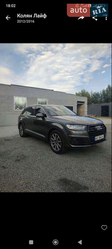 Внедорожник / Кроссовер Audi Q7 2018 в Днепре