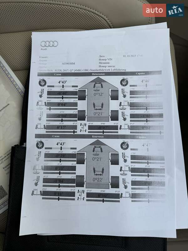 Позашляховик / Кросовер Audi Q7 2017 в Києві