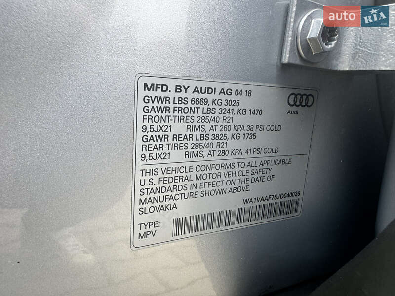 Позашляховик / Кросовер Audi Q7 2018 в Рівному фото 11 Позашляховик / Кросовер Audi Q7 2018 в Рівному