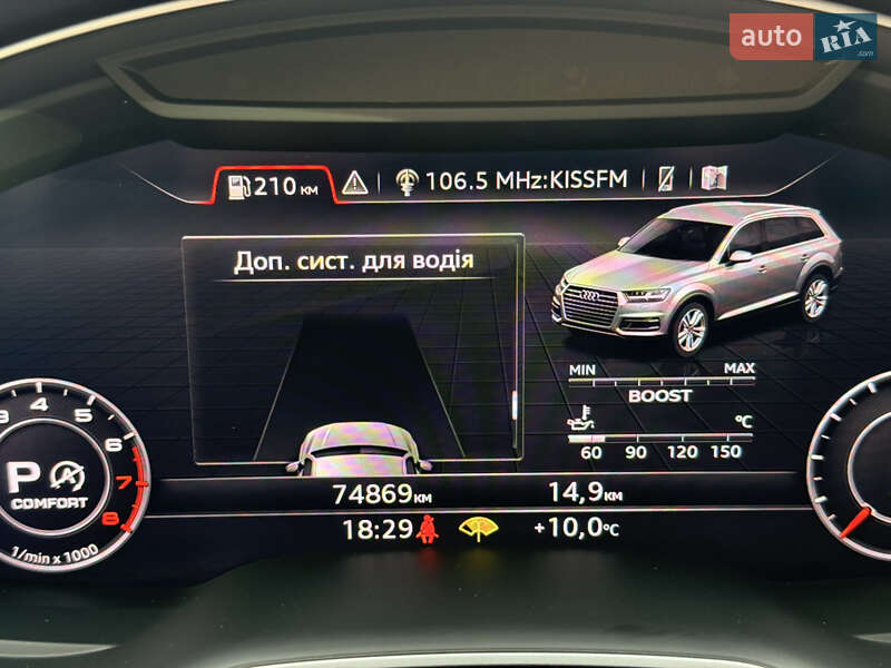 Внедорожник / Кроссовер Audi Q7 2018 в Киеве