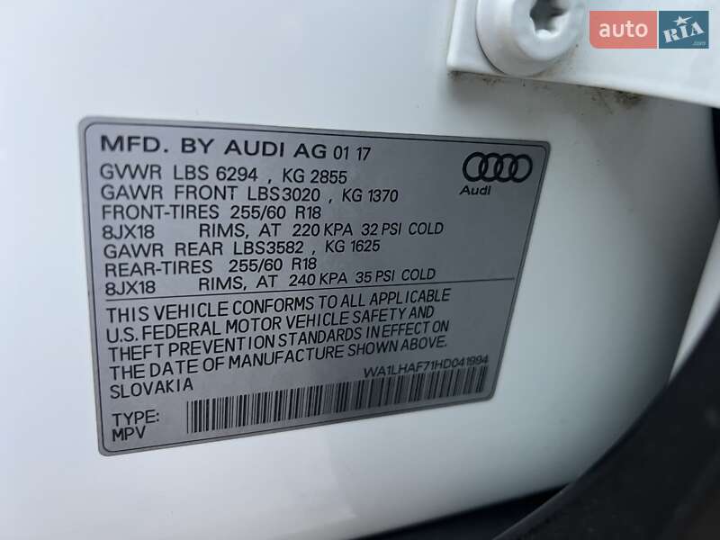 Внедорожник / Кроссовер Audi Q7 2017 в Ровно фото 73 Внедорожник / Кроссовер Audi Q7 2017 в Ровно