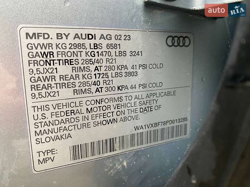 Внедорожник / Кроссовер Audi Q7 2023 в Львове фото 38 Внедорожник / Кроссовер Audi Q7 2023 в Львове