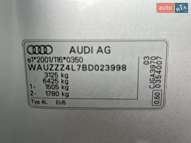 Внедорожник / Кроссовер Audi Q7 2011 в Ровно