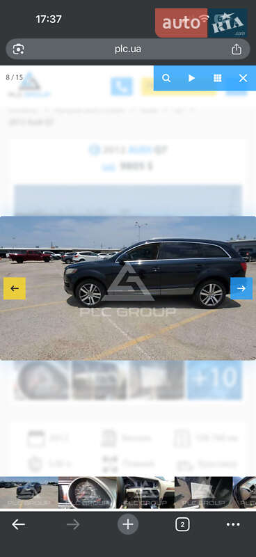 Внедорожник / Кроссовер Audi Q7 2011 в Киеве