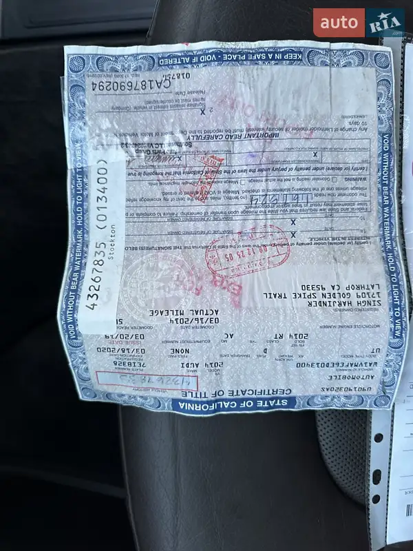 Позашляховик / Кросовер Audi Q7 2014 в Дубні документ