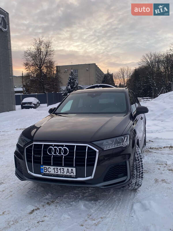 2020 Audi Q7, VIN WAUZZZ4M5MD011439:plate — фото 1 (autoria)