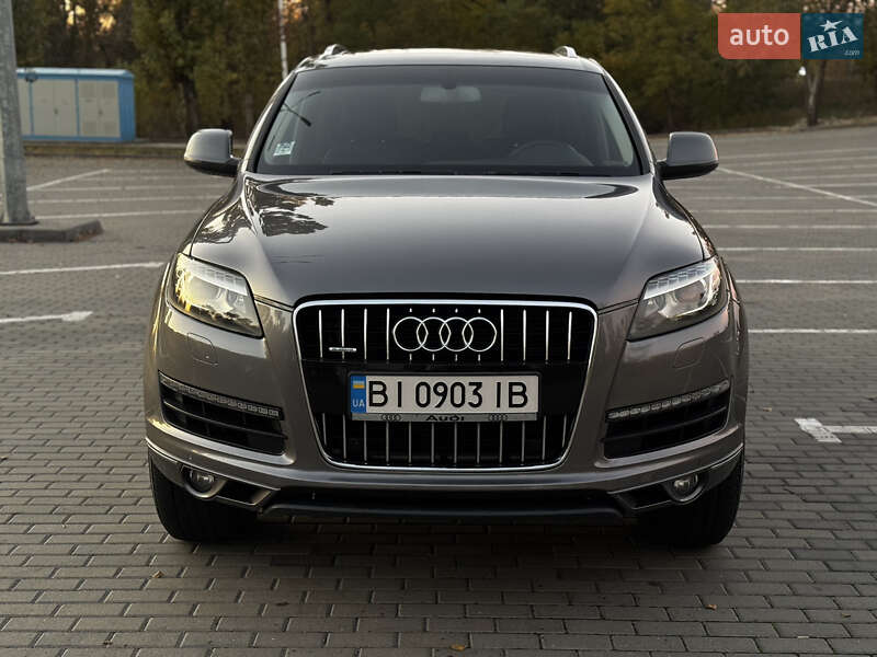 2013 Audi Q7, VIN WA1LGAFE8ED006902:plate — фото 1 (autoria)