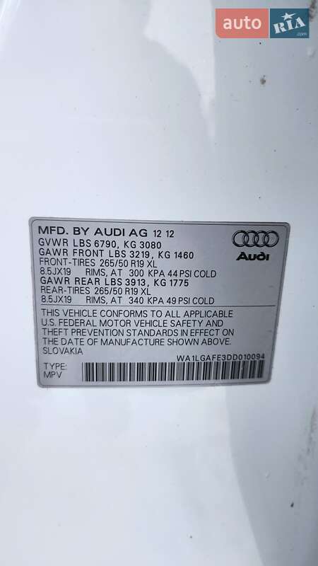 Внедорожник / Кроссовер Audi Q7 2012 в Киеве фото 2 Внедорожник / Кроссовер Audi Q7 2012 в Киеве