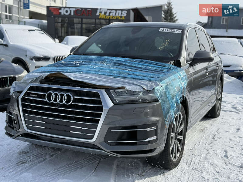 2017 Audi Q7, VIN WA1LAAF77HD018871:plate — фото 1 (autoria)