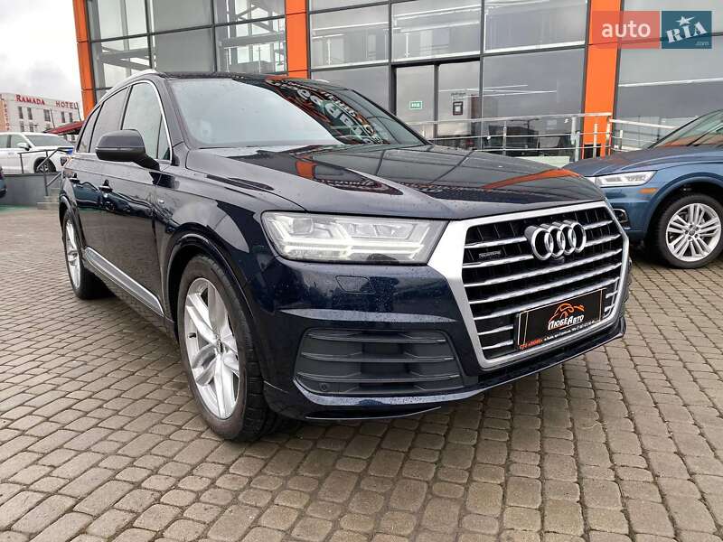 2017 Audi Q7, VIN WA1WABF77HD049590:plate — фото 1 (autoria)