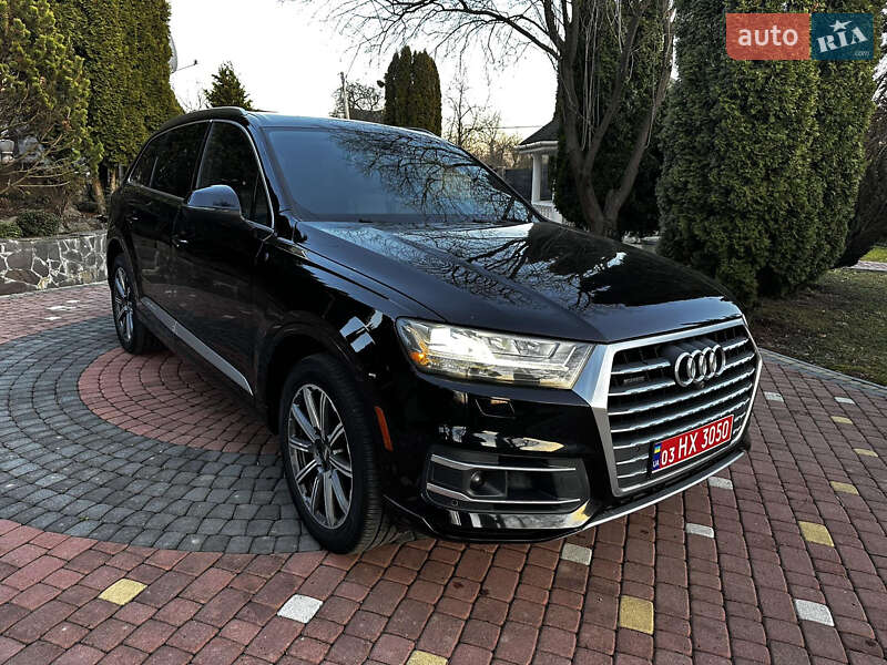2017 Audi Q7, VIN WA1VAAF76HD059081:plate — фото 1 (autoria)